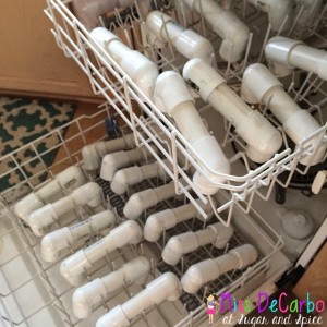 Using the dishwasher is great for anything that can handle the heat.