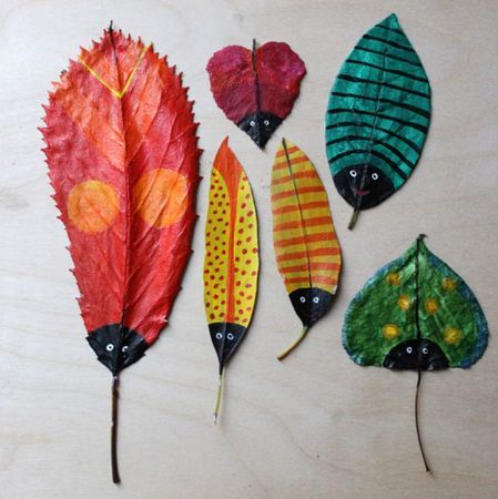 A list of wonderful Fall art activities which include elements such as color, texture, line and shape. These Fall art ideas are unique and fun!