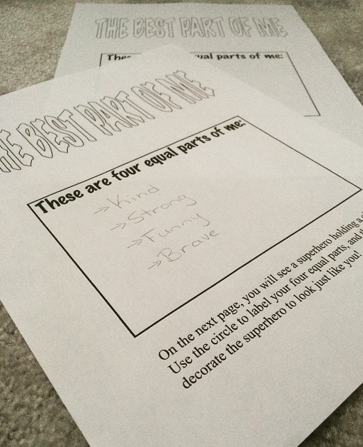 This fun fractions writing activity will boost your students' self esteem.