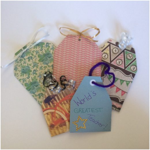 The perfect DIY craft for teacher appreciation week: personalized gift card holders!