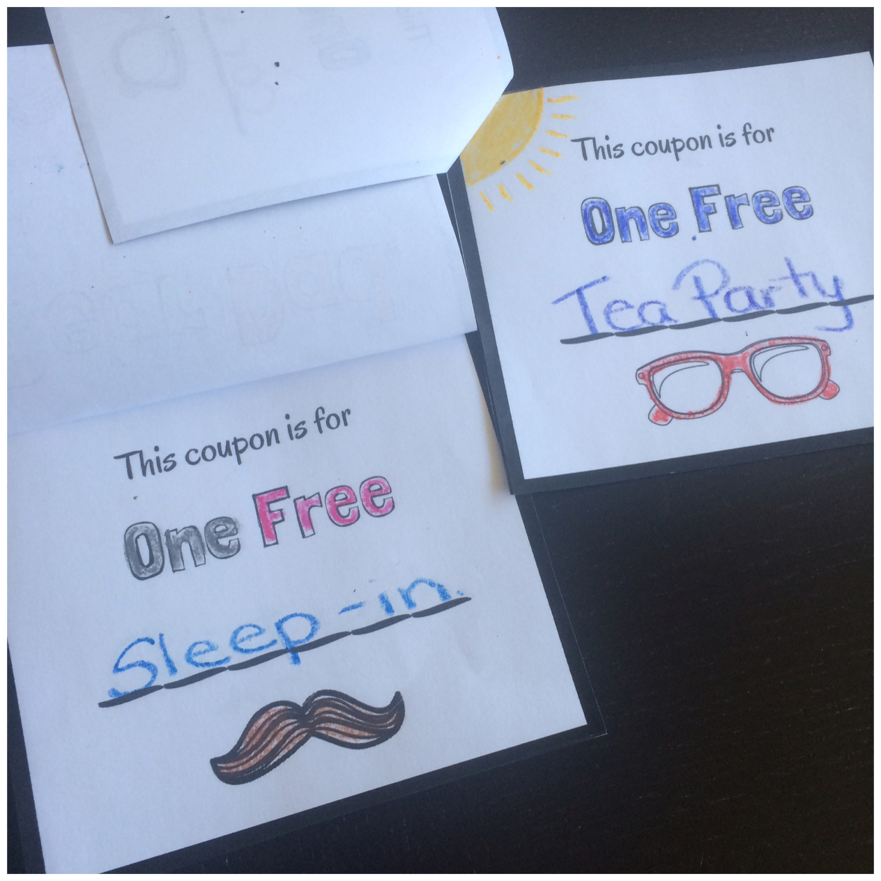 This is an adorable Father's Day coupon booklet activity. Students will get to create and design coupons to give to their dads. This is a great way to encourage kids to think about the ways they can show appreciation to their fathers, and will promote some at-home action for Father's Day. 